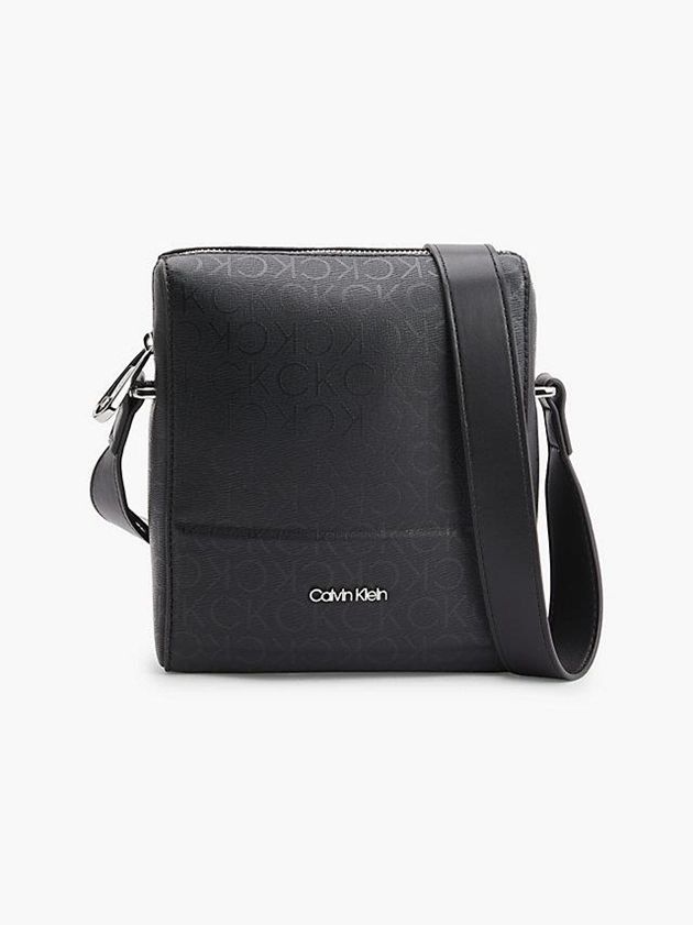 Calvin Klein USA Recycled Crossbody Mens Bag Black 6782309-HQ